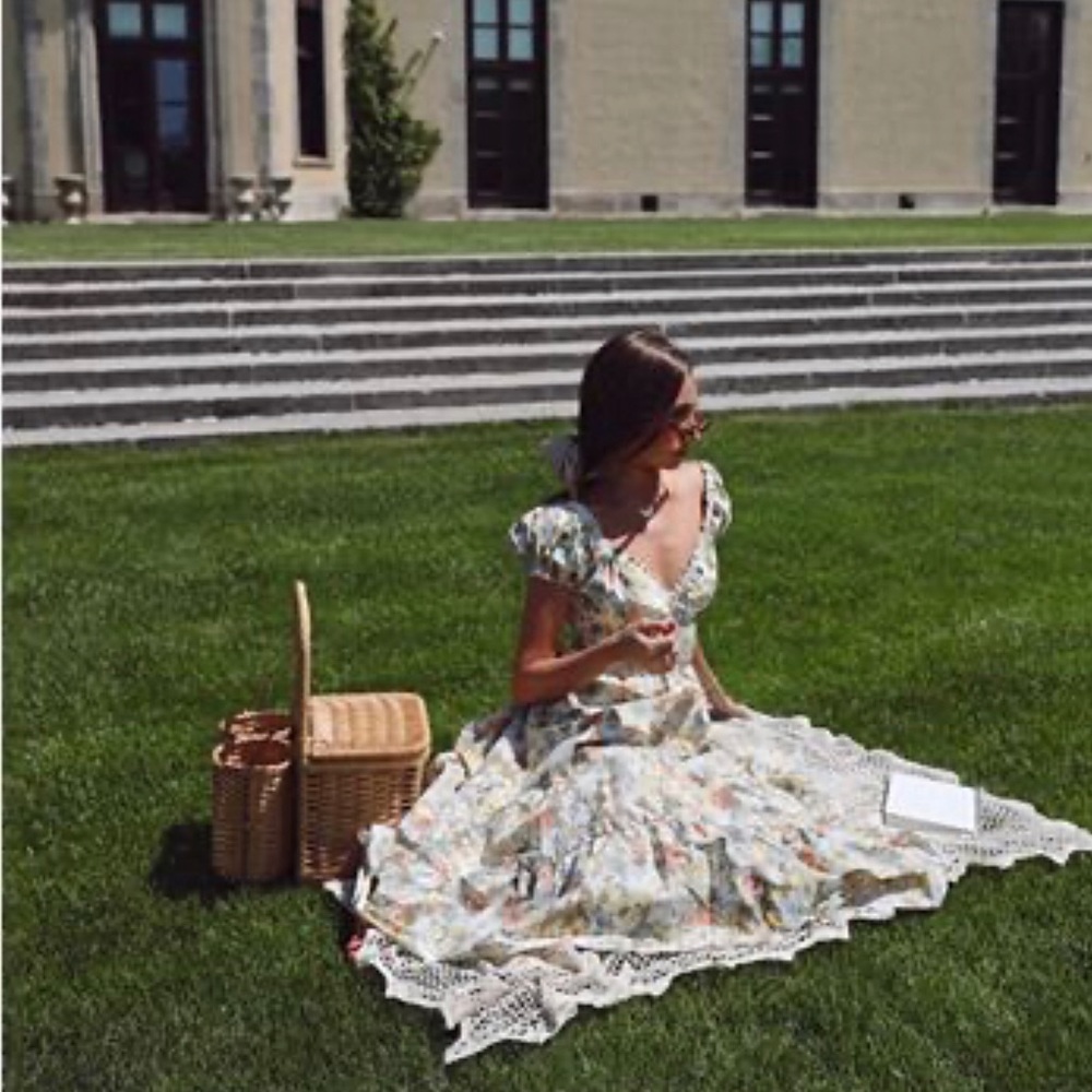 Danielle Bernstein x Macy’s printed poplin dress